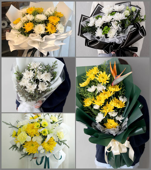 湖南永州零陵区富家桥镇板栗江村白事花束代送